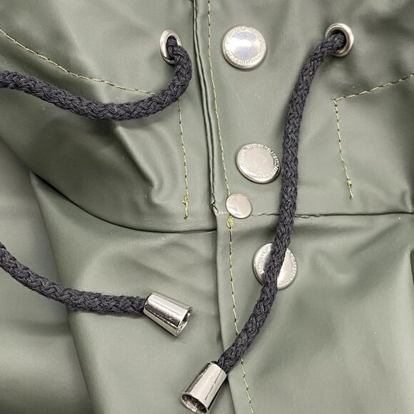 Stutterheim Unisex Stockholm Lightweight Rain Coat Size XXL Green - Picture 5 of 13